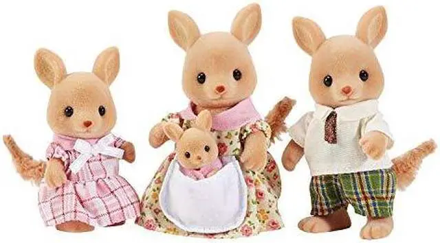 Alt view image 4 of 4 - Calico Critters Hopper Kangaroo Family