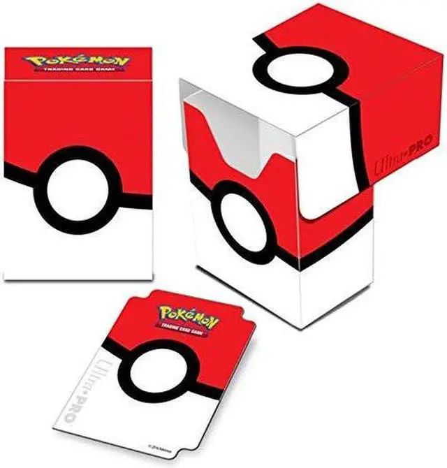 Alt view image 7 of 7 - DB PKM Pokeball High Quality Deck Box 80 Cards Protector Ultra Pro