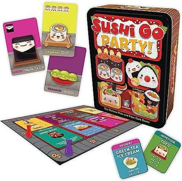Alt view image 17 of 17 - Sushi Go Party Game by Ceaco