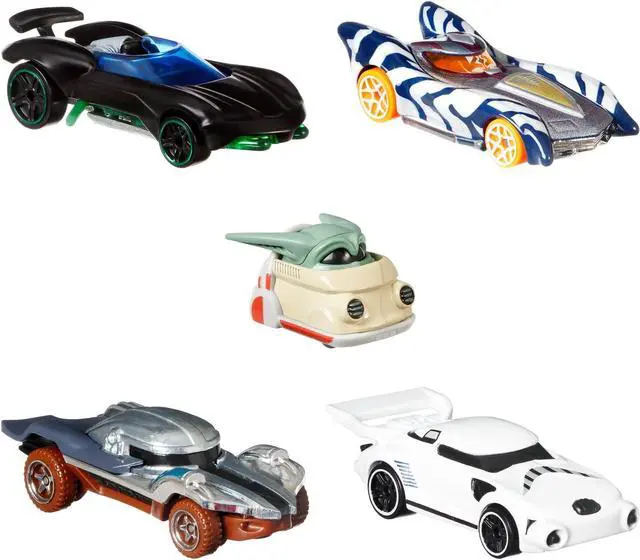 Main image of Hot Wheels Star Wars The Mandalorian Character Car 5-Pack