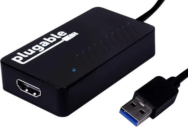 Alt view image 12 of 12 - Plugable USB 3.0 to HDMI Video Graphics Adapter with Audio for Multiple Monitors up to 2560x1440 Supports Windows 11, 10, 8.1, 7, XP, and Mac
