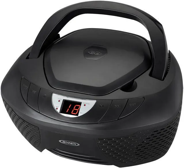 Alt view image 4 of 4 - JENSEN CD-475 Portable Stereo CD Player with AM/FM Radio