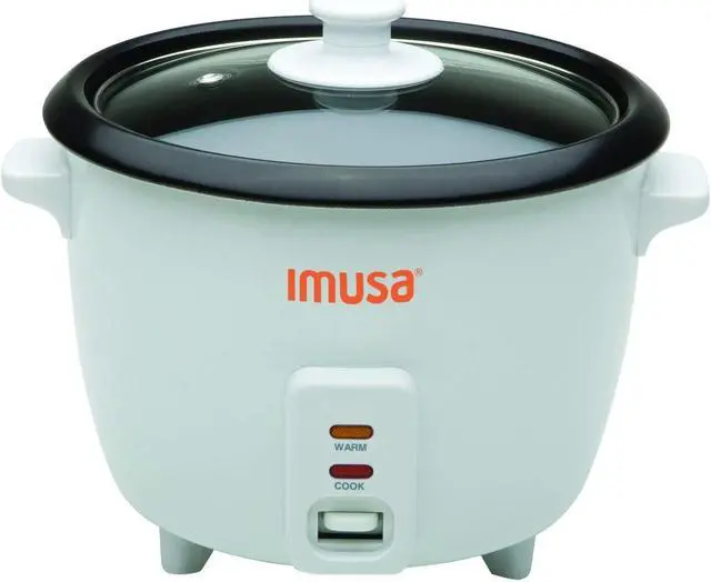 Alt view image 5 of 5 - IMUSA  GAU-00011  White  3-Cup Rice Cooker