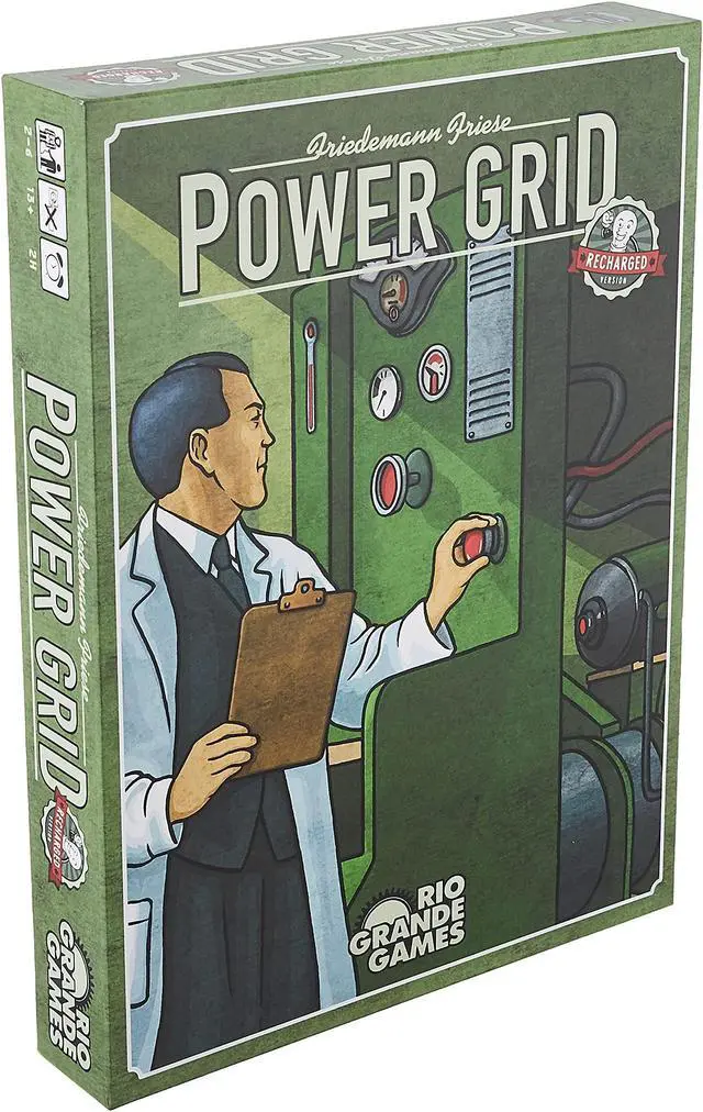 Alt view image 7 of 12 - Power Grid: Board Game Recharged Edition