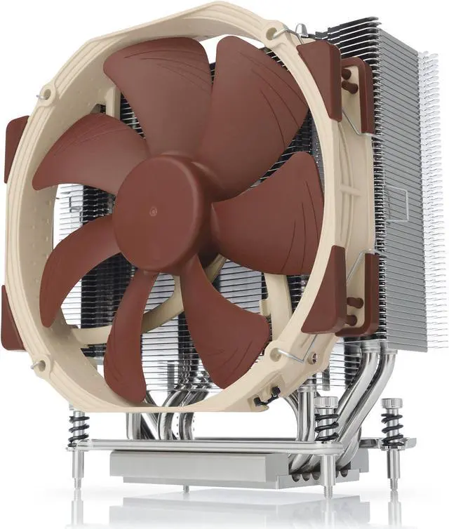 Alt view image 8 of 8 - Noctua NH-U14S TR4-SP3, Premium-grade CPU Cooler for AMD sTRX4/TR4/SP3 (140mm, Brown)