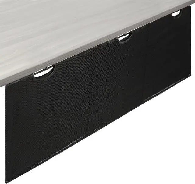 Alt view image 8 of 8 - VIVO Black Under Desk Privacy & Cable Management Sleeve Panel 60" Kit