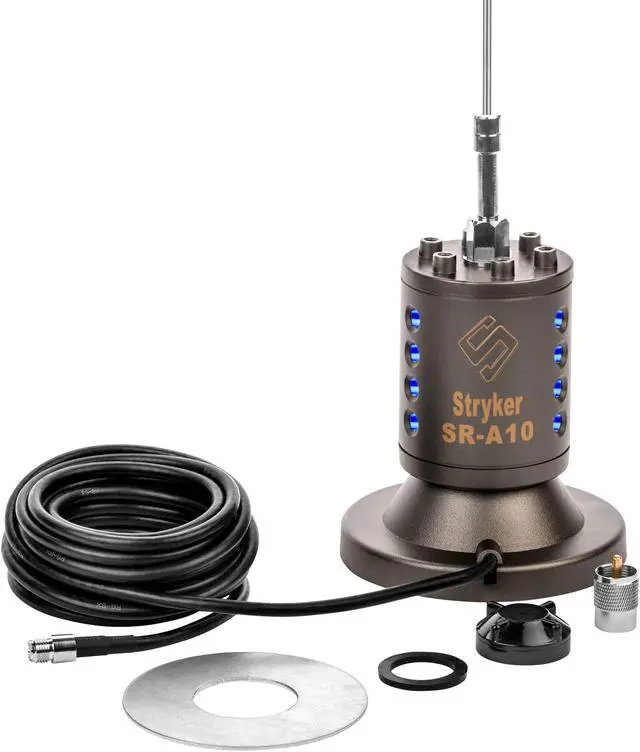 Alt view image 3 of 3 - stryker sra10mm magnetic mount cb/10 meter radio antenna