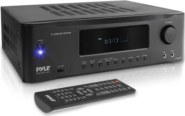 Alt view image 10 of 10 - Pyle PT694BT Bluetooth 5.2 Channel 1000 Watt Home Theater Audio/Video Receiver
