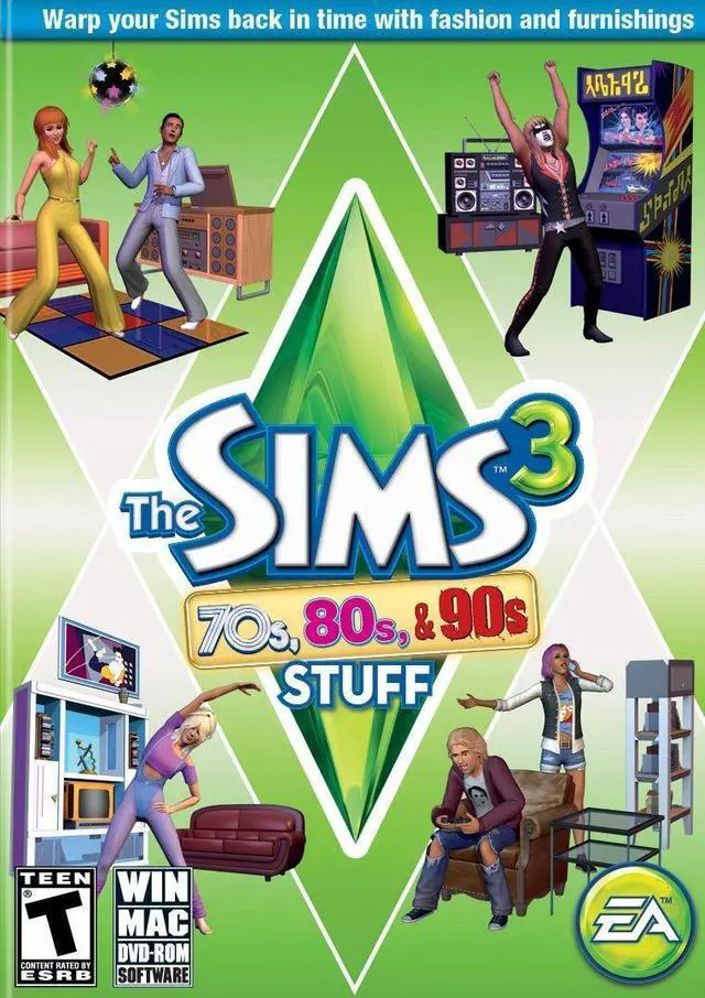 Alt view image 2 of 2 - The SIMS 3 70s 80s 90s Stuf