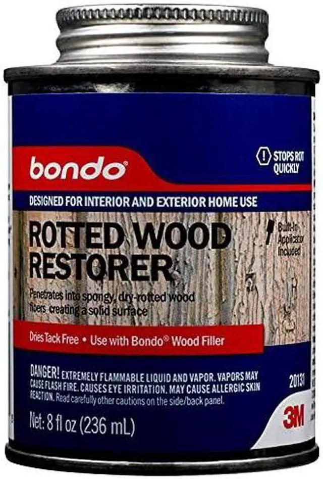 Alt view image 2 of 9 - Bondo Rotted Wood Restorer 20131 8 oz