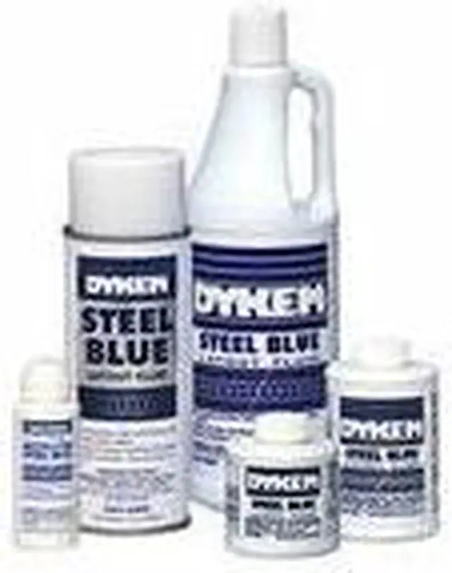 Alt view image 3 of 3 - DYKEM 80200 Layout Fluid, Steel Blue, 2 fl oz, Felt Applicator Bottle, Blue