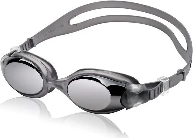 Main image of Unisex-Adult Swim Goggles Hydrosity, Mirrored Charcoal