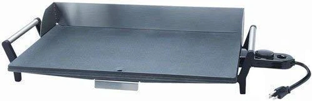 Alt view image 12 of 12 - BroilKing Pro Gray Griddle With Stainless Handles And Backsplash - PCG-10