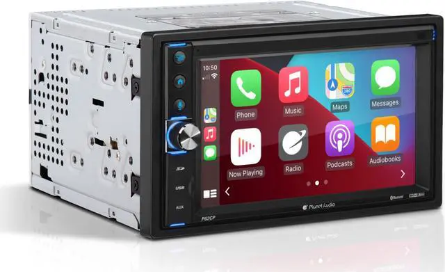 Alt view image 3 of 3 - Planet Audio P62CP Double DIN Bluetooth Touchscreen Car Audio Multimedia Player