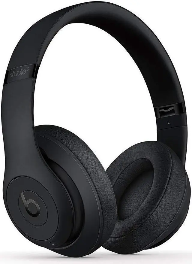Alt view image 7 of 7 - Beats Studio3 Wireless Noise Cancelling Over-Ear Headphones - Apple W1 Headphone Chip, Class 1 Bluetooth, 22 Hours of Listening Time, Built-in Microphone - Matte Black