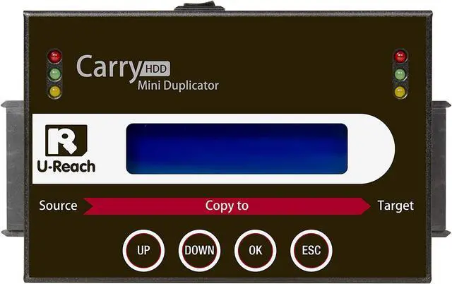 Alt view image 5 of 5 - U-Reach Data Solutions PRO118 Portable SATA/IDE Hard Disc Drive (HDD) Duplicator