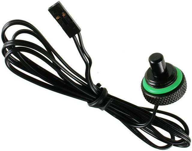 Alt view image 4 of 4 - Bitspower G1/4" Temperature Sensor Stop Fitting, Matte Black