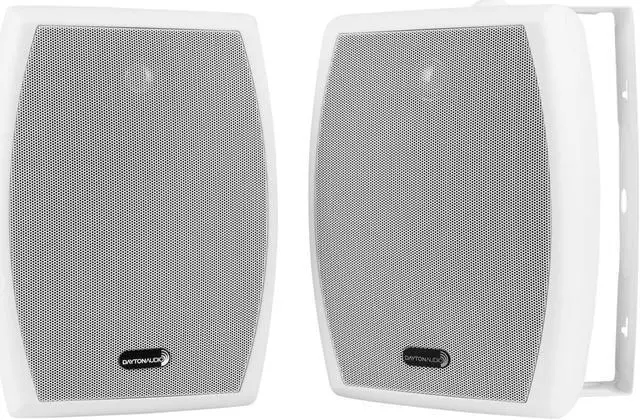 Alt view image 4 of 4 - dayton audio io655wt 6-1/2" 2-way 70v indoor/outdoor speaker pair white
