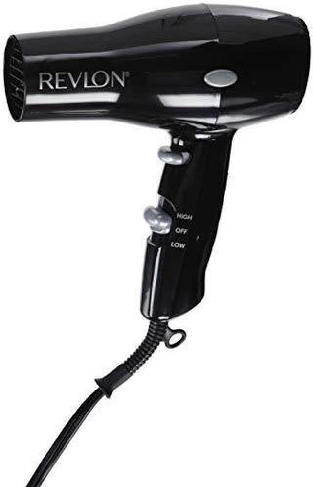 Alt view image 12 of 16 - Revlon Essentials 1875W Black 2 Heat Compact Hair Dryer RVDR5034