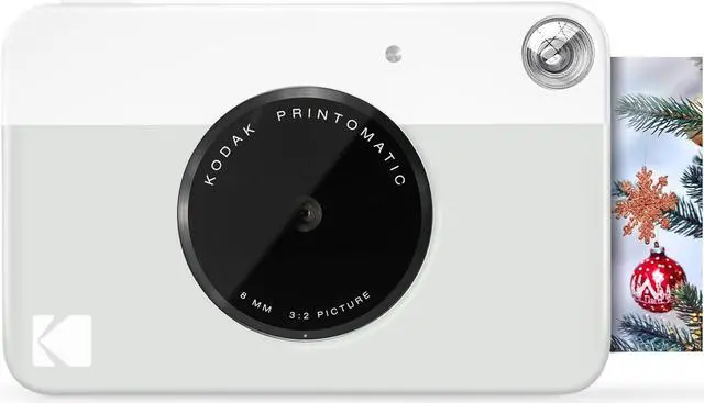 Alt view image 16 of 16 - Kodak Printomatic Instant Print Camera , Prints On ZINK 2x3" Sticky-Backed Paper - Grey