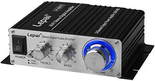 Alt view image 7 of 7 - lepai lp2020ti digital hifi audio mini class d stereo amplifier with power supply