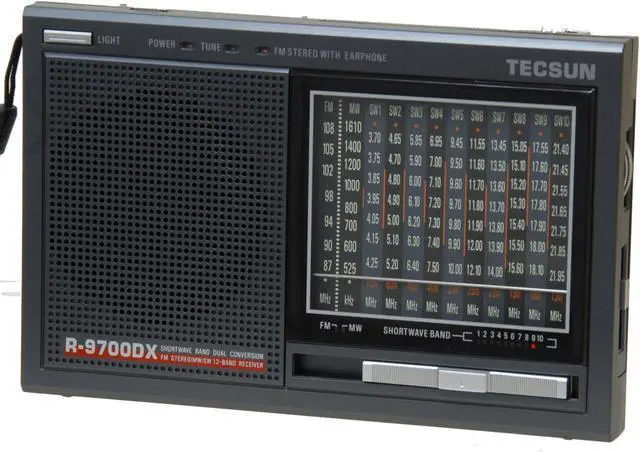 Alt view image 4 of 6 - tecsun r9700dx 12band dual conversion am/fm shortwave radio