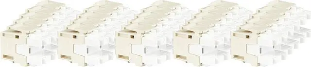 Alt view image 4 of 4 - Leviton QuickPort Category 6 Modular Connector Snap-In/Panel/Wall Plate Mount