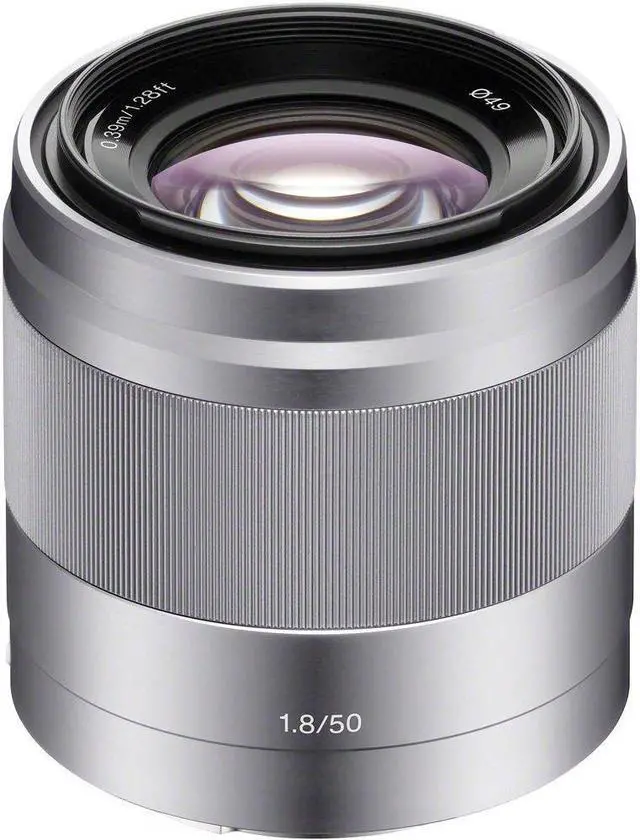 Alt view image 20 of 20 - SONY SEL50F18 Compact ILC Lenses 50mm f/1.8 Lens Silver