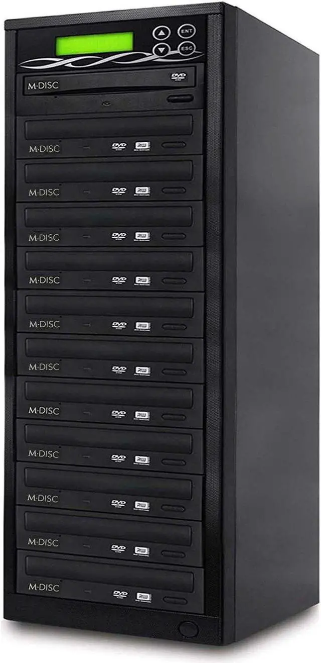 Alt view image 3 of 3 - BestDuplicator DVD Duplicator Built-in BD Certified 24x Burner (1 to 11 Target) Copier Tower Replication Recorder + Free