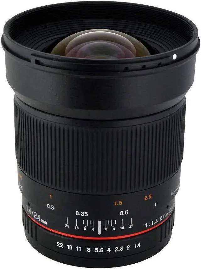Alt view image 3 of 3 - Rokinon 24mm F1.4 Aspherical Wide Angle Lens
