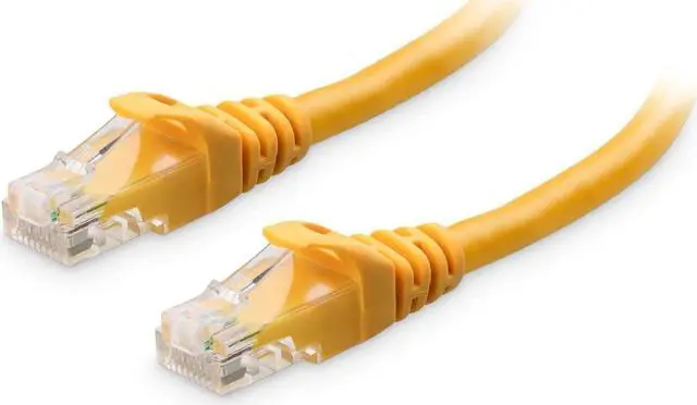 Main image of KEHIPI 10Gbps Snagless Cat 6 Ethernet Cable - 7ft, Cat 6 Cable, Cat6 Cord, Ethernet Cord, Yellow