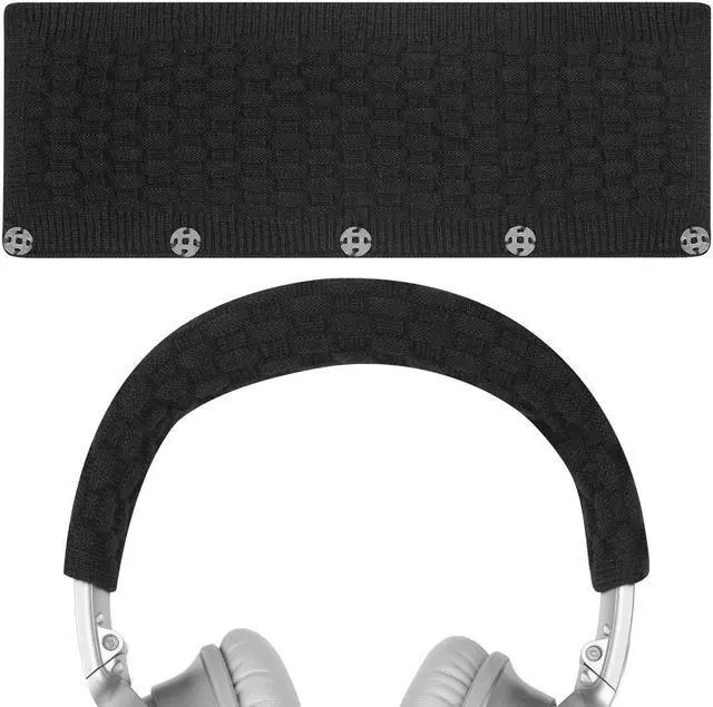 Alt view image 9 of 9 - Headphone Headband For Bose, AKG, Sennheiser, Sony, Beats, Audio-Technica Replacement Headband Cover / Comfort Cushion / Top Pad Protector Sleeve (Black)