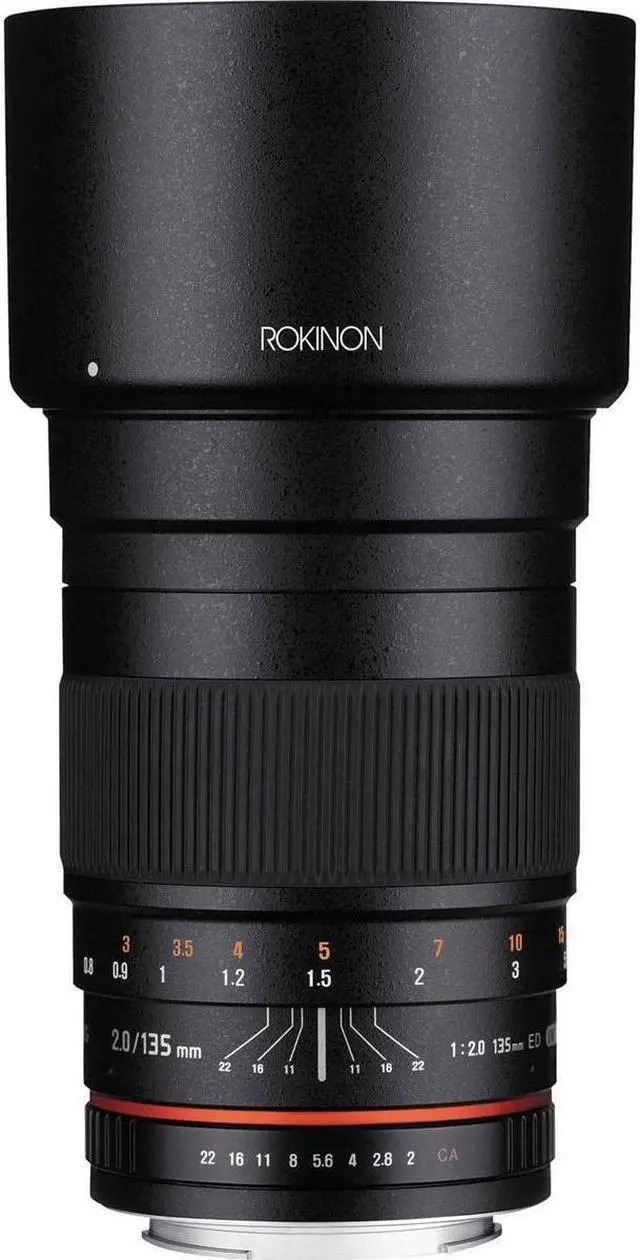 Alt view image 13 of 13 - Rokinon 135mm f/2.0 ED UMC, Full Frame, Manual Focus Lens, for Canon EF #135M-C