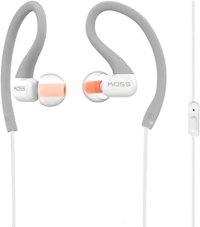 Alt view image 8 of 9 - KOSS Grey 189262 Fit Clip with Mic