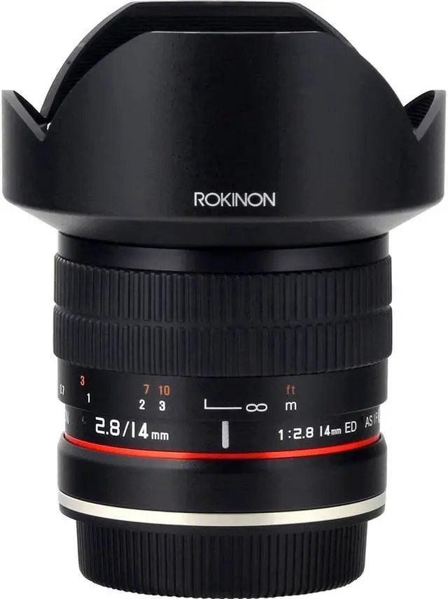 Alt view image 8 of 8 - Rokinon 14mm f/2.8 IF ED UMC Manual Focus Lens with AE Chip for Canon EF Camera