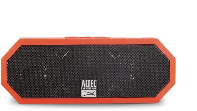 Alt view image 3 of 3 - altec lansing imw457 jacket h2o lightweight, great sound compact handsfree waterproof indoor/outdoor bluetooth speaker, ultimate audio bluetooth wireless 30ft range red