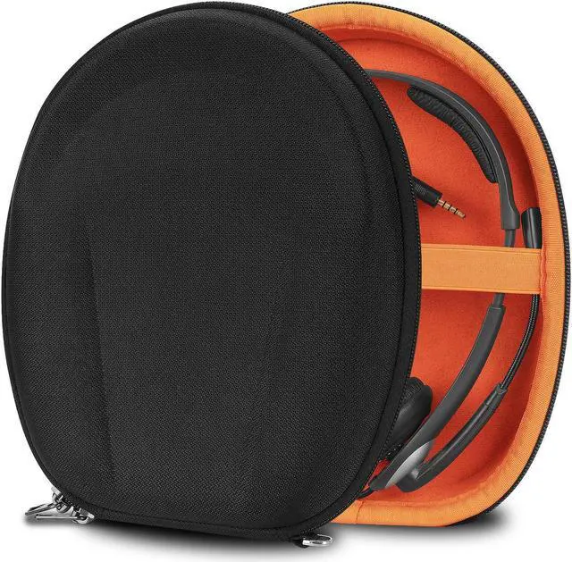 Alt view image 10 of 10 - geekria headset case for vxi blueparrott b450xt, b350xt, b250xt, b250xts, voiinoiu, arkey burds, mpow pro, truck driver, call center headphone/hard shell carrying case/protective travel bag