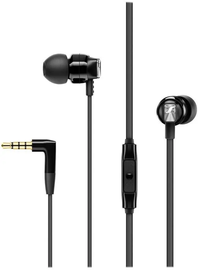 Main image of in Ear Headphone with One-Button Smart Remote - Black
