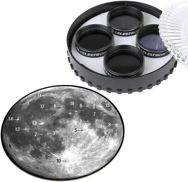 Alt view image 10 of 15 - Celestron Moon Filter Set, 1.25"