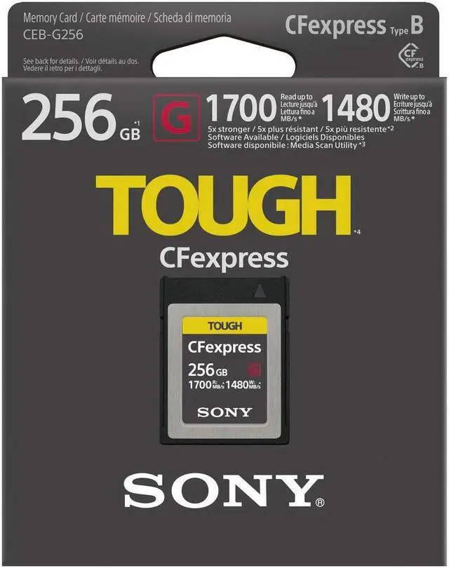 Alt view image 4 of 4 - SONY Cfexpress Tough Memory Card