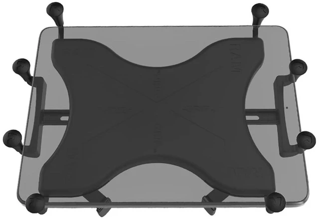 Main image of X-Grip Tablet Holder for 12"-13" Tablets with Cases Spring-loaded cradle with AMPS and VESA compatibility for mounting systems
