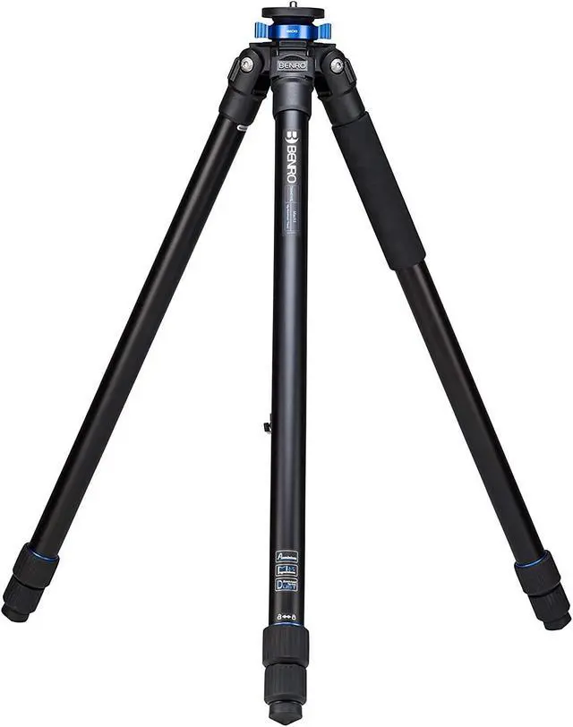 Alt view image 14 of 18 - Benro Mach3 TMA47AXL Series 4 3-Section Aluminum Extra Long Tripod, Twist Lock