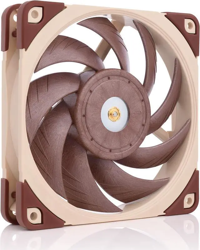 Alt view image 8 of 8 - Noctua NF-A12x25 PWM, Premium Quiet Fan, 4-Pin (120mm, Brown)