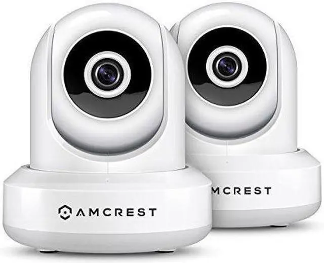 Alt view image 10 of 10 - Amcrest 2-Pack 1080p WiFi Camera Indoor, 2MP Pan/Tilt Home Security Camera, Auto-Tracking, Motion & Audio Detection, Enhanced Browser Compatibility, H.265, Two-Way Talk 2PACK-IP2M-841W-V3 (White)