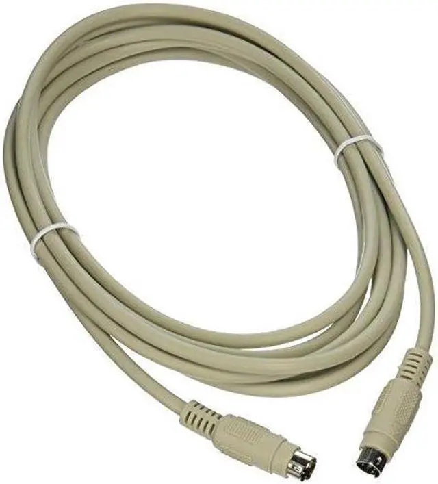 Alt view image 8 of 8 - C2G 09471 PS/2 M/M Keyboard/Mouse Cable, Beige (10 Feet, 3.04 Meters)