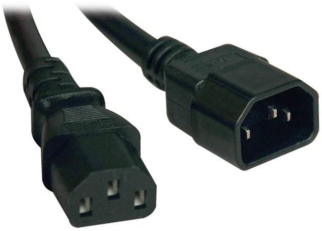 Main image of Computer Power Extension Cord 13A, 16AWG (IEC-320-C14 to IEC-320-C13) 5-ft.(P004-005-13A)