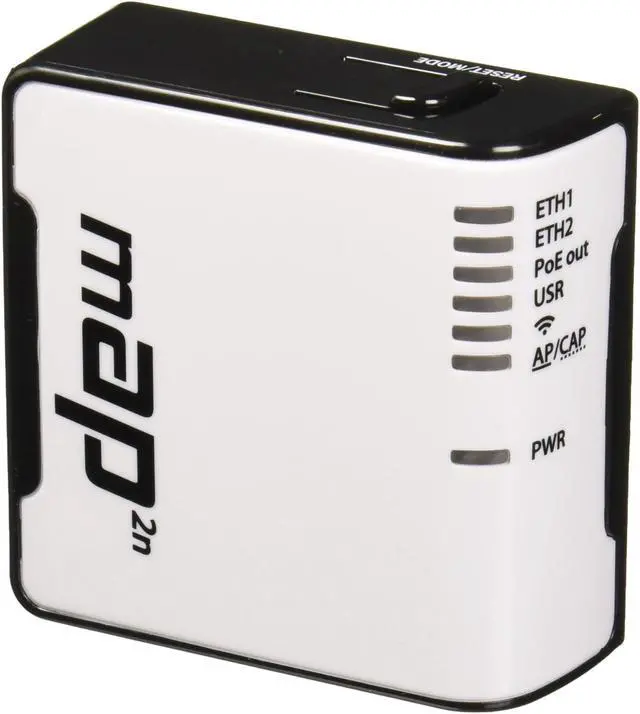 Alt view image 5 of 5 - Mikrotik mAP RBmAP2nD Wireless Micro Access Point Dual-Chain 2.4GHz with 2 Ethernet Ports and 1 USB Port