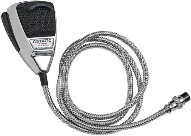 Alt view image 17 of 20 - ASTATIC TM 302-10187 636L NOISE CANCELING 4-PIN CB MICROPHONE  CHROME EDITION