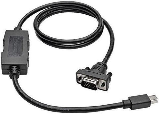 Alt view image 7 of 7 - Tripp Lite P586-003-VGA-V2 Black Connector A	MINI DISPLAYPORT (MALE)
Connector B	HD15 (MALE) Mini DisplayPort 1.2 to VGA Active Adapter Cable, Mini DP to HD15 (M/M), 1920x1200/1080p Male to Male