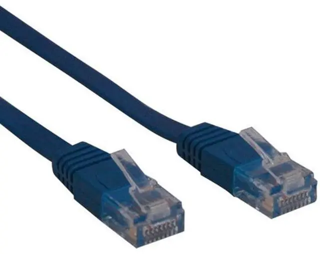Main image of Tripp Lite Cat6 Gigabit Snagless Molded Flat Patch Cable (RJ45 M/M) - Blue, 25-ft.(N201-025-BL-FL)